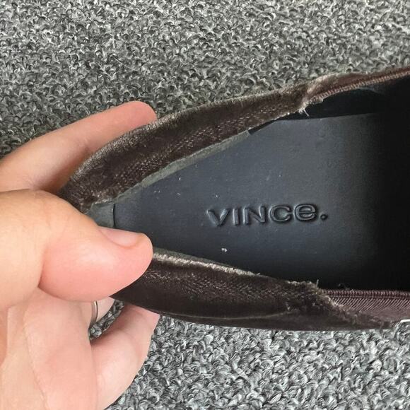 Vince Brown Warren Suede Platform Slip On Sneaker Sz 6 - Picture 8 of 11